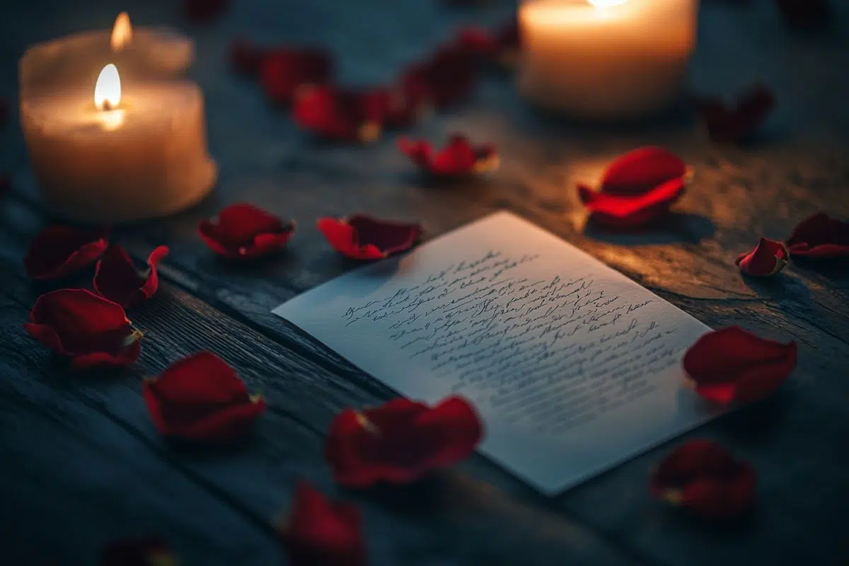 Structurer votre lettre d'amour