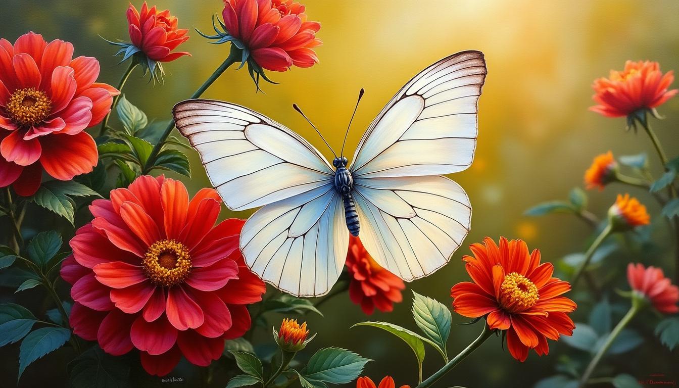 découvrez la signification en amour du papillon blanc dans ce guide complet pour les amoureux, symbole de pureté, transformation et espoir dans les relations.