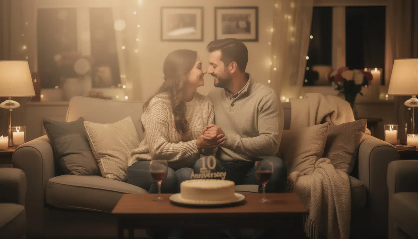 célébrez vos 10 ans de couple avec un texte romantique pour raviver la flamme et exprimer tout votre amour.