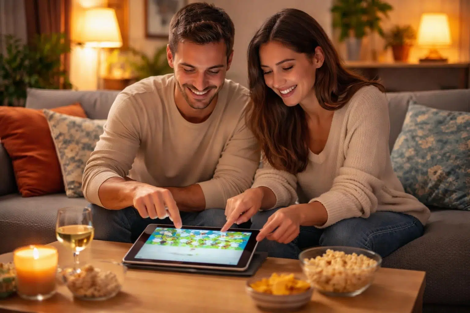 découvrez comment profiter d'une date à domicile réussie avec des jeux captivants et une ambiance chaleureuse sur ipad air. idées originales pour moments inoubliables en couple.