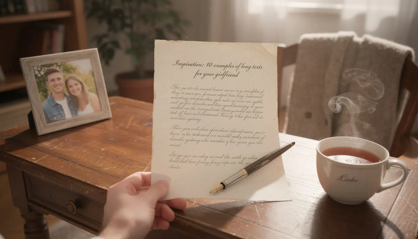 découvrez 10 exemples inspirants de textes longs à écrire pour votre copine, pour exprimer vos sentiments avec sincérité et originalité.