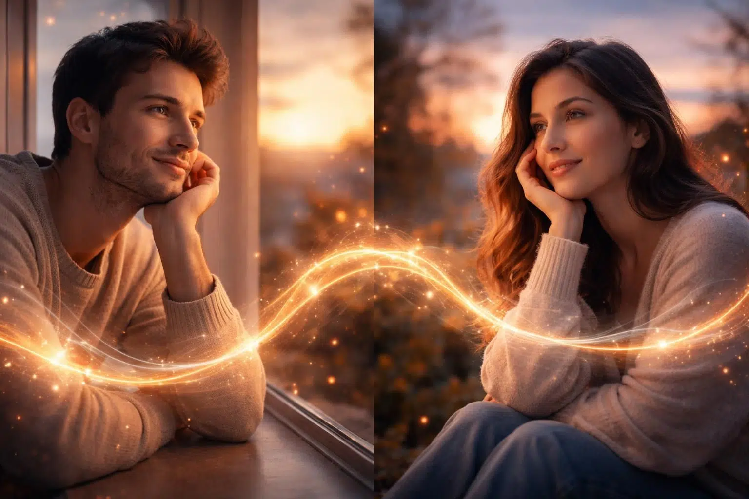 découvrez comment les émotions peuvent créer des liens invisibles entre les personnes, illustré par le phénomène où penser à quelqu'un déclenche son attention envers nous.